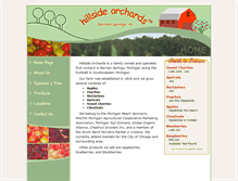 Tablet Screenshot of hillsideorchards.us